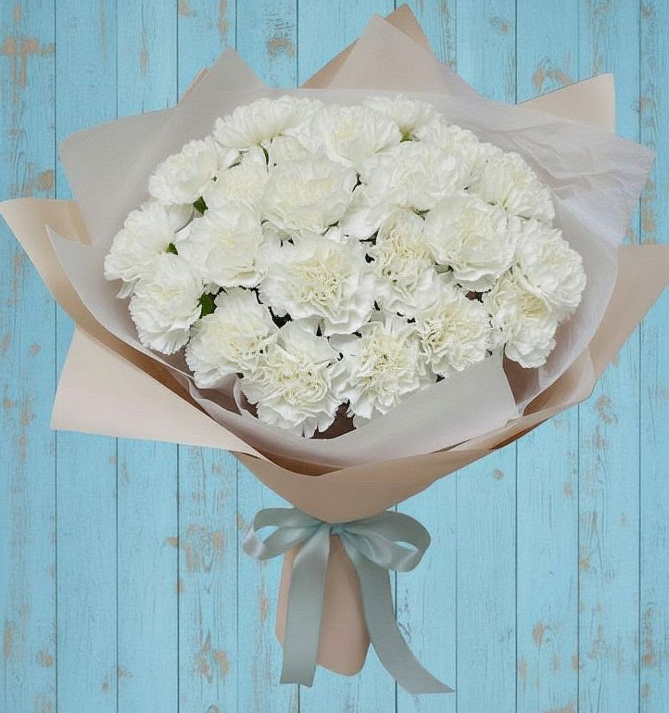 Букет цветов из: Гвоздики в Бокино