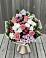 Букет цветов из: Альстромерии, Гвоздики, Розы и Хризантемы в Бокино