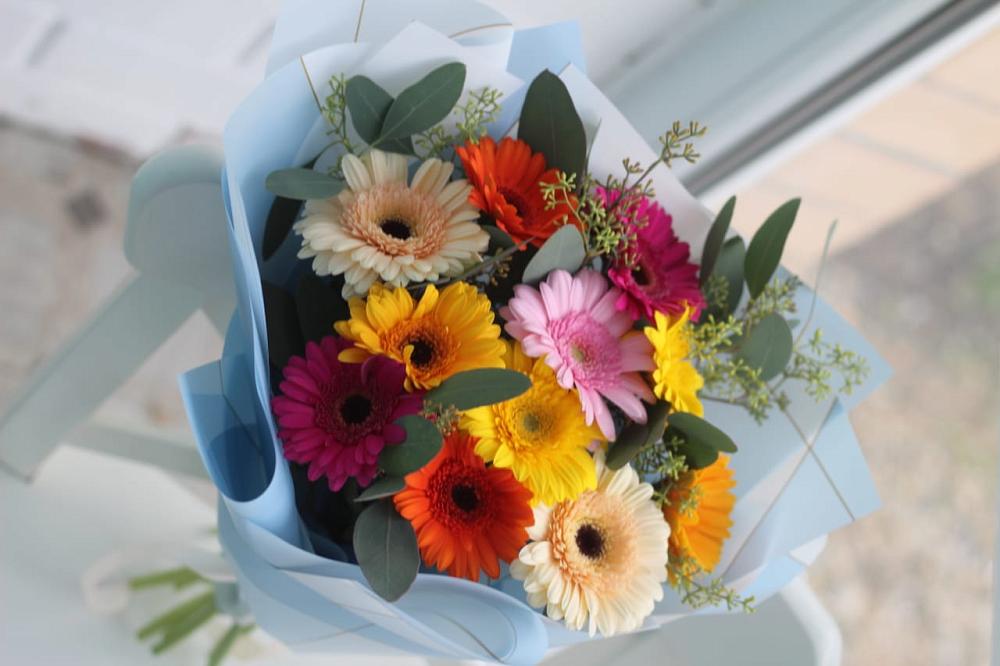 Букет цветов из: Герберы в Бокино