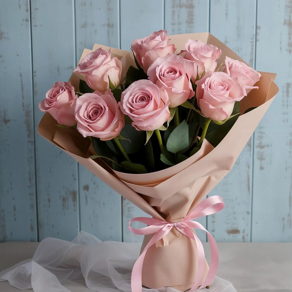 Букет цветов из: Розы в Бокино