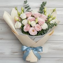 Букет цветов из:  Лизиантусы в Бокино