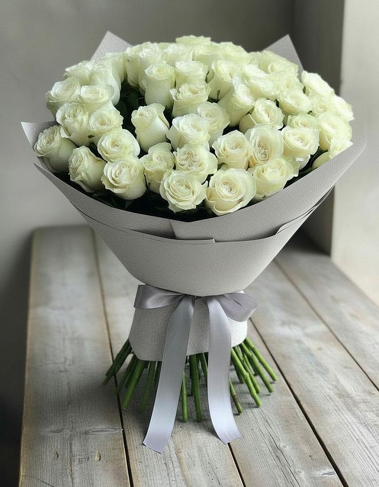 Букет 35 Белых роз в Бокино