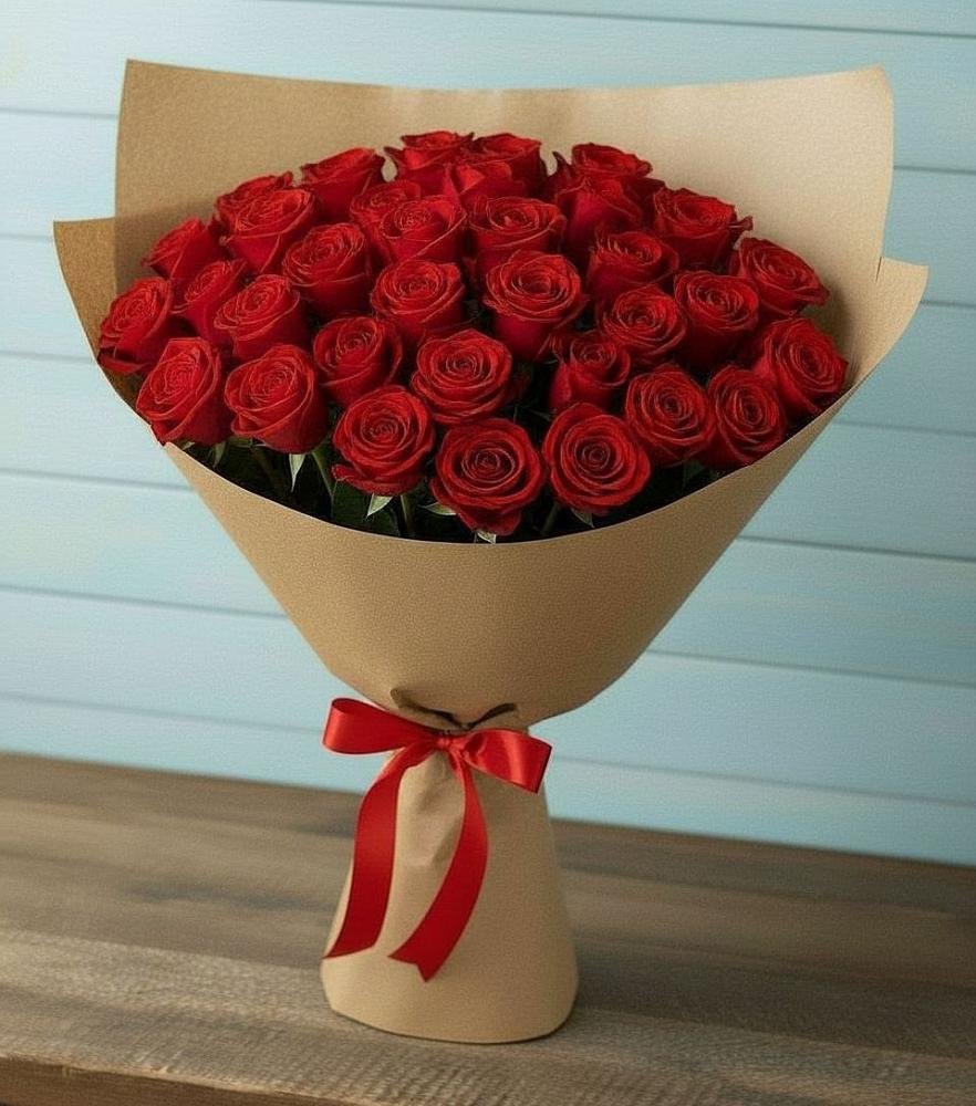 Букет Красные розы Милано в Бокино