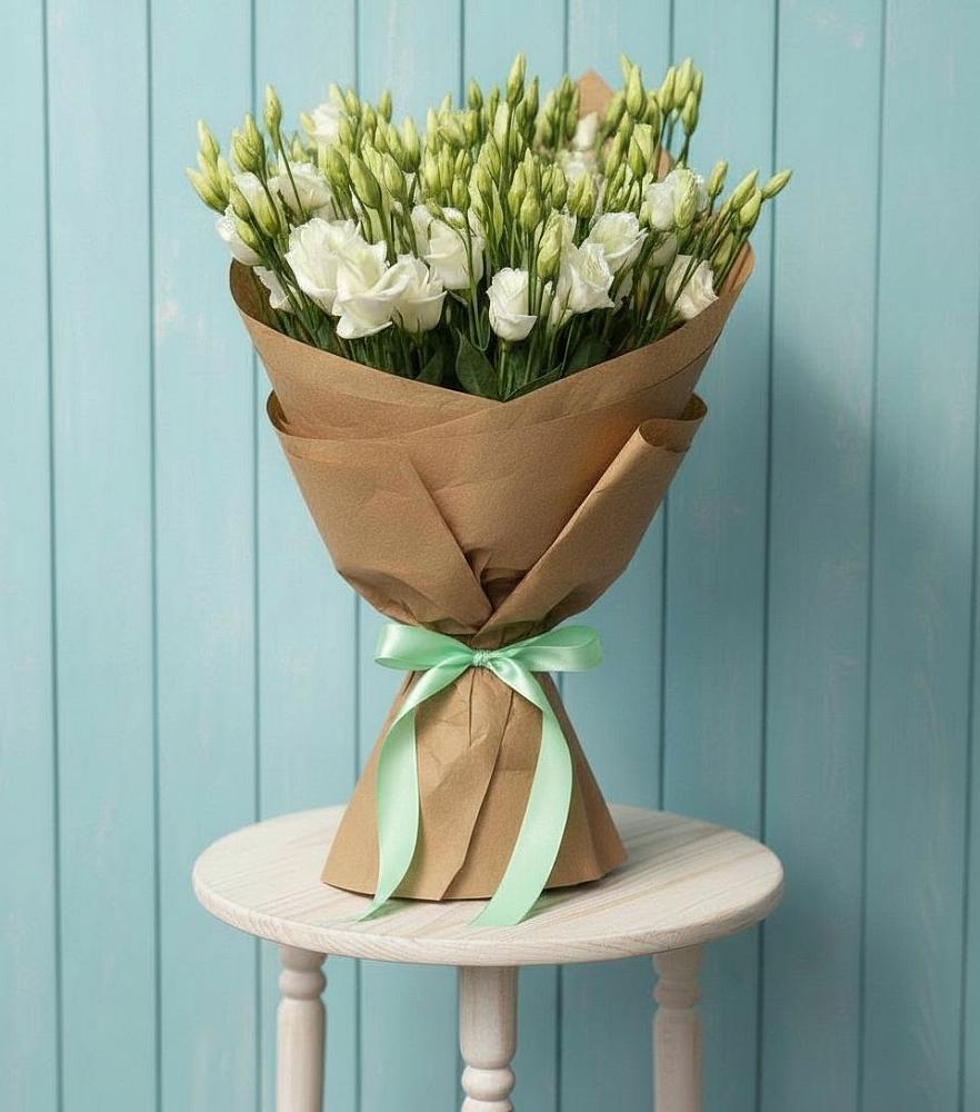 Букет цветов из: Лизиантусы в Бокино