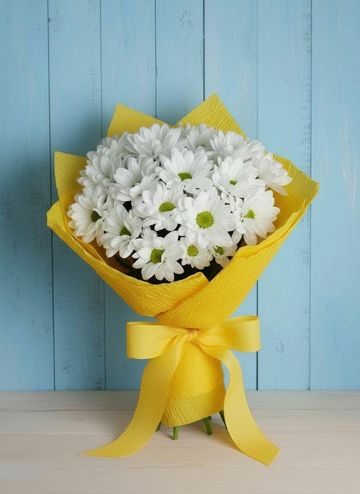 Букет цветов из: Хризантемы в Бокино