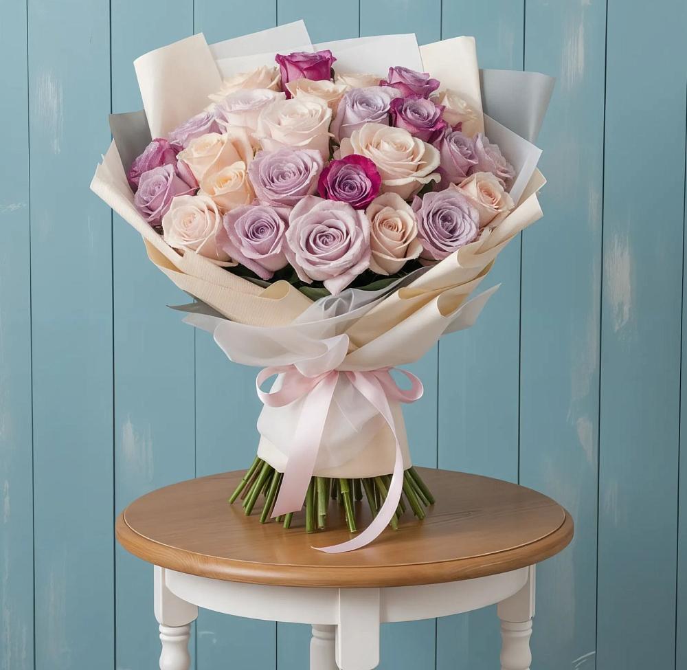 Букет цветов из: Розы в Бокино