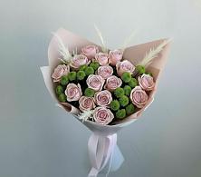 Букет цветов из:  Розы и Хризантемы #REPLACE_PRED# Бокино