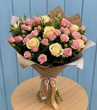 Букет цветов из:  Розы в Бокино