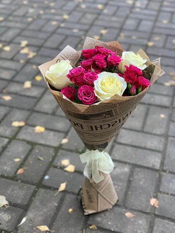 Букет цветов из: Розы в Бокино