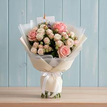 Букет цветов из:  Розы в Бокино